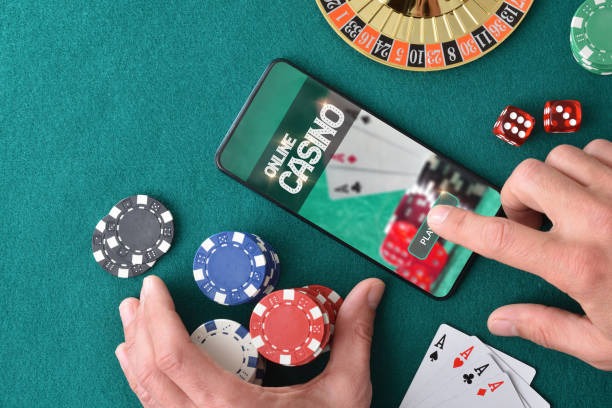 gue toto mobile app interface showing slot games and account menu